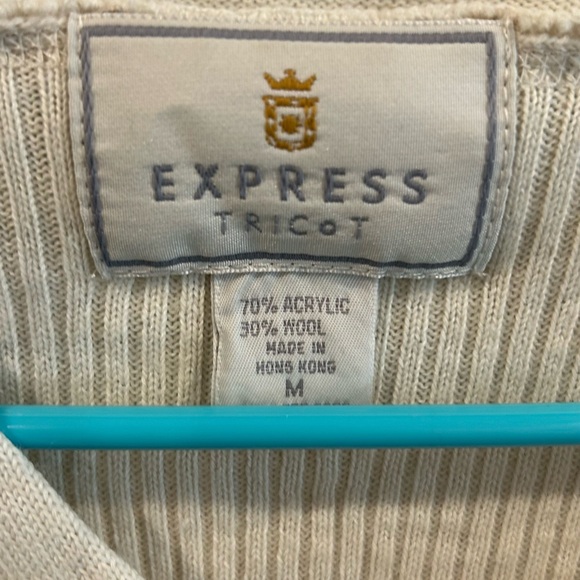 Vintage Express Tricot Caedigan Size Medium - Picture 3 of 3